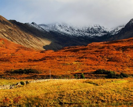 Autumn highlands scotland