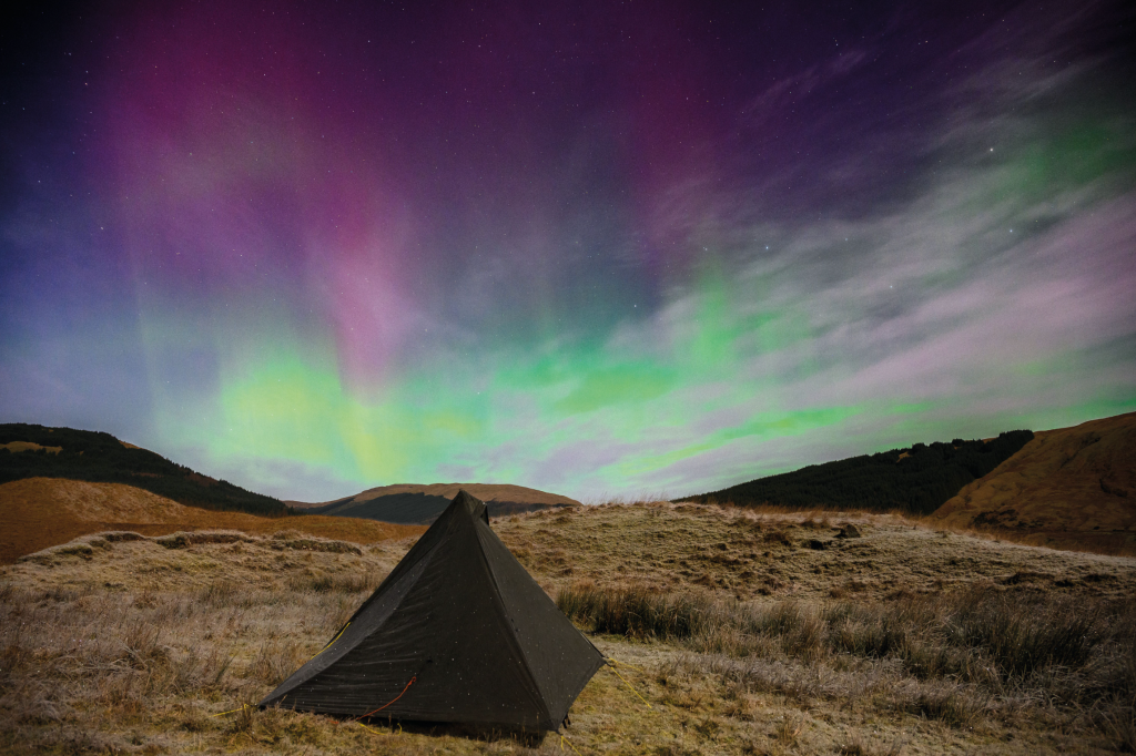 Aurora Borealis in Scotland (credit Alex Roddie)