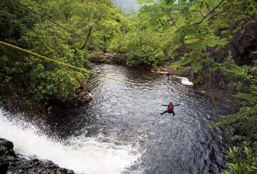 Ed Byrne tries canyoning