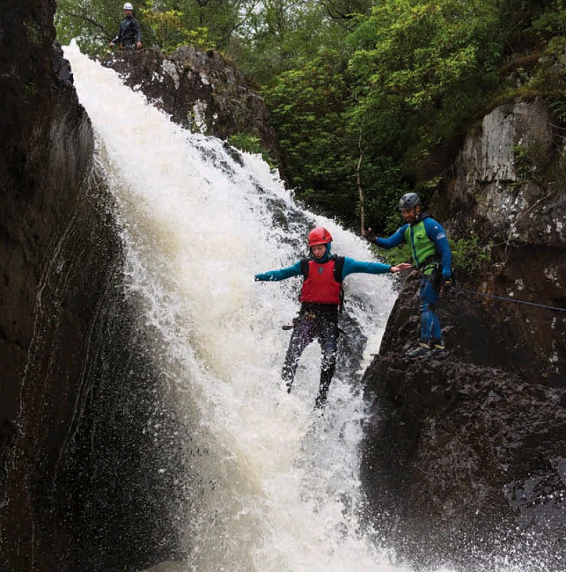 Ed Byrne tries canyoning