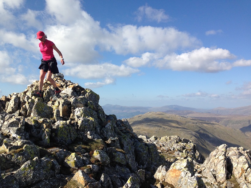 Nicky Spinks on Esk Pike