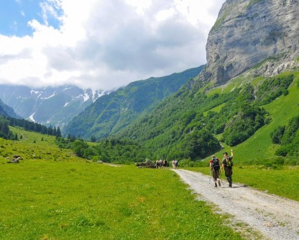 Alps trekking