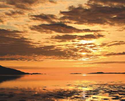 Loch Broom sunset by Michael Henley