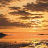 Loch Broom sunset by Michael Henley