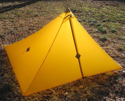 Duomid XL yellow tent