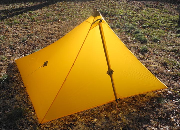 Duomid XL yellow tent