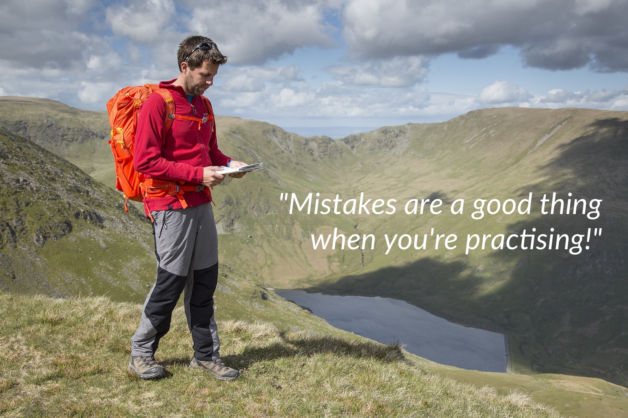 Mistakes are a good thing when you're practising!