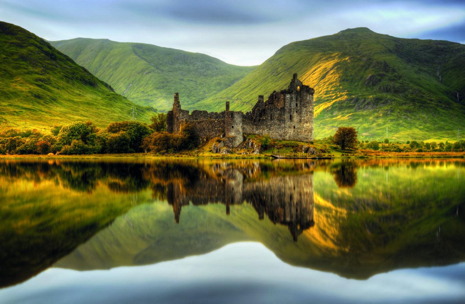 Kilchurn Castle in Argyll and Bute