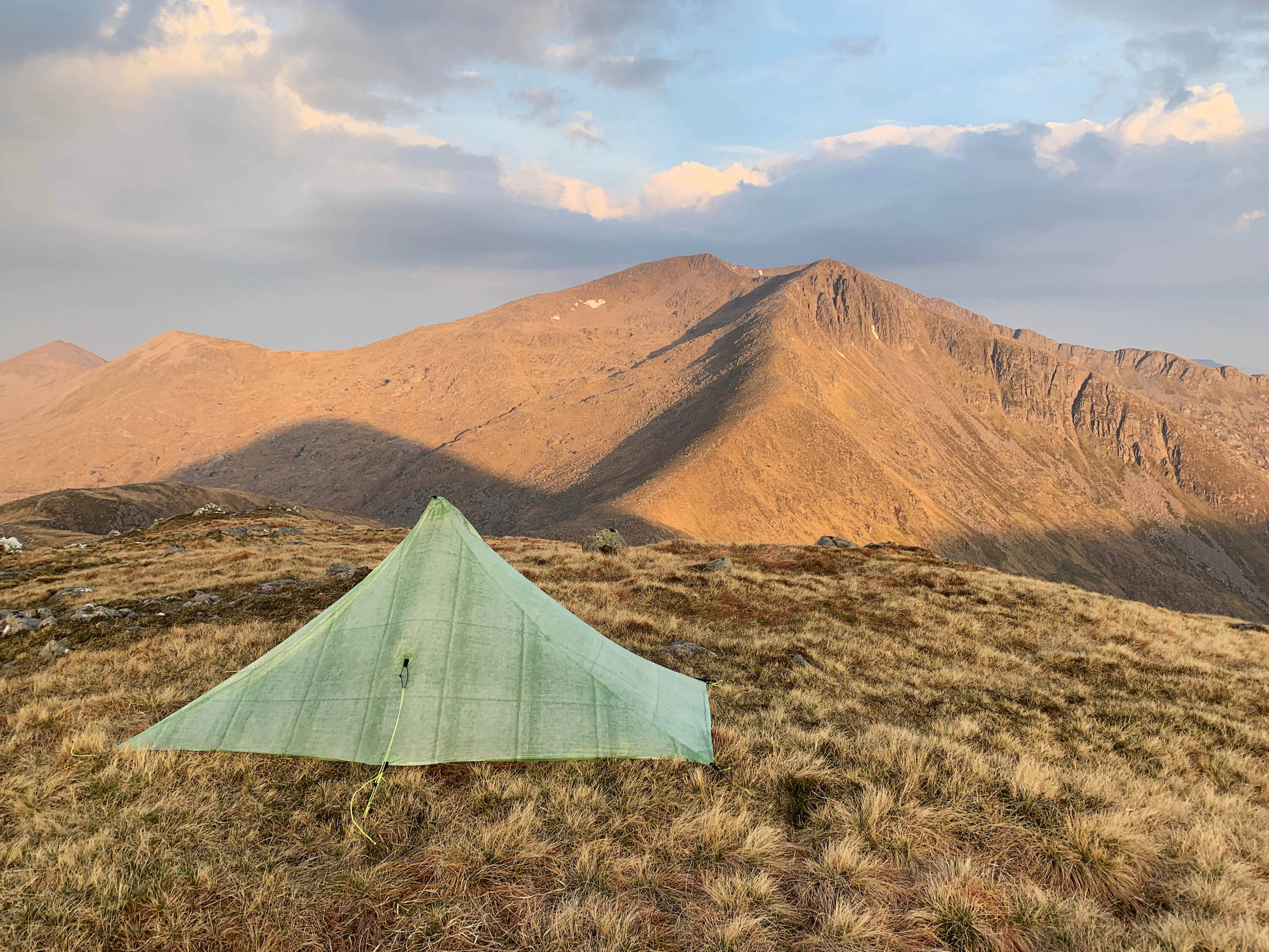 a tent pitch