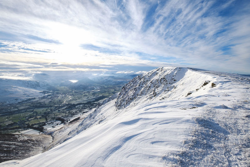 Winter walking favourite Blencathra