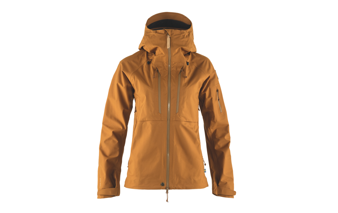best women's waterproof jackets: Fjällräven Keb Eco-Shell Jacket W