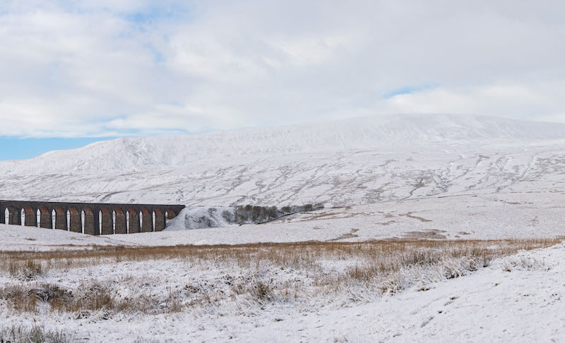 Winter walking on Whernside