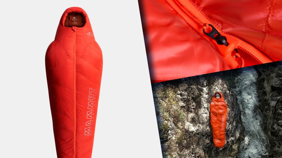 best three-season sleeping bags: Mammut perform down bag