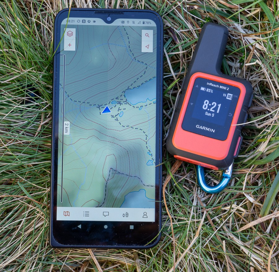 Garmin Explore app synch