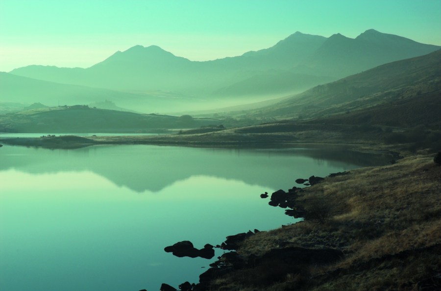 View from the start of the snowdon horseshoe