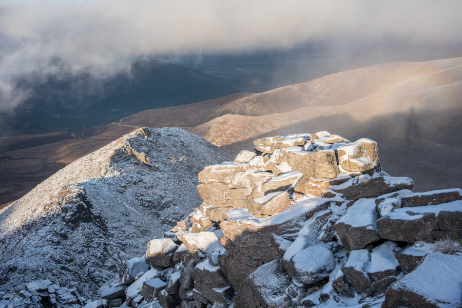 First snows on Fiaciall Ridge (and a brocken spectre)