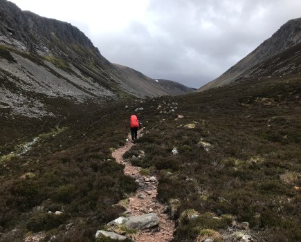 Heading Up The Lairig Ghru