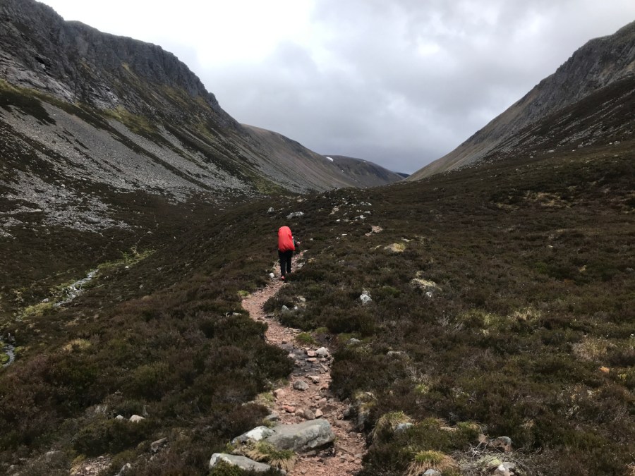 Heading Up The Lairig Ghru
