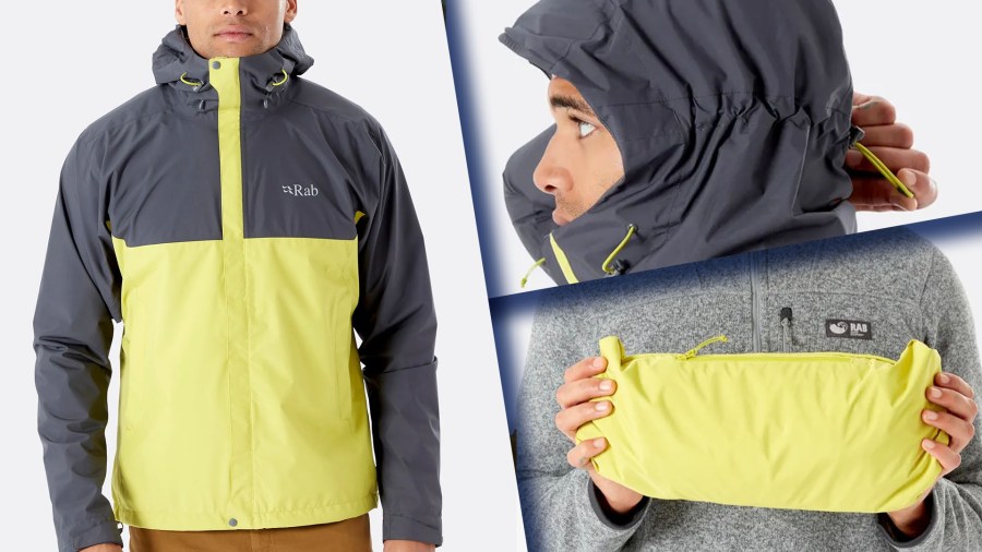 best budget waterproof jackets Rab Downpour Eco