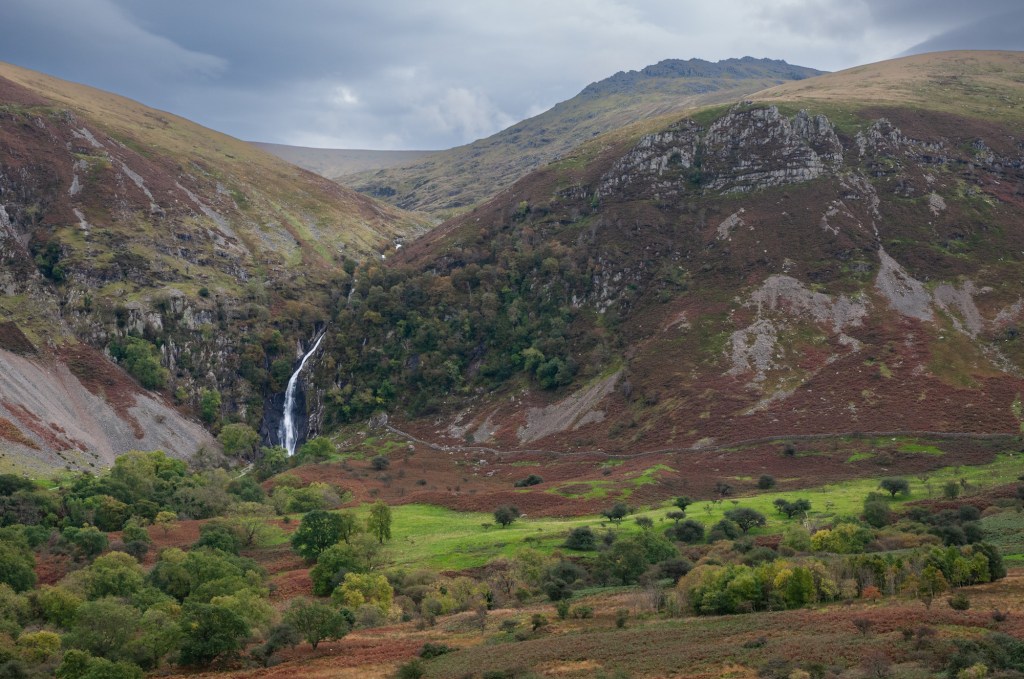 autumn walks - Rhaeadr Fawr, Aber Falls, below Bera Mawr, Coedydd Aber Nature Reserve Best hikes with waterfalls