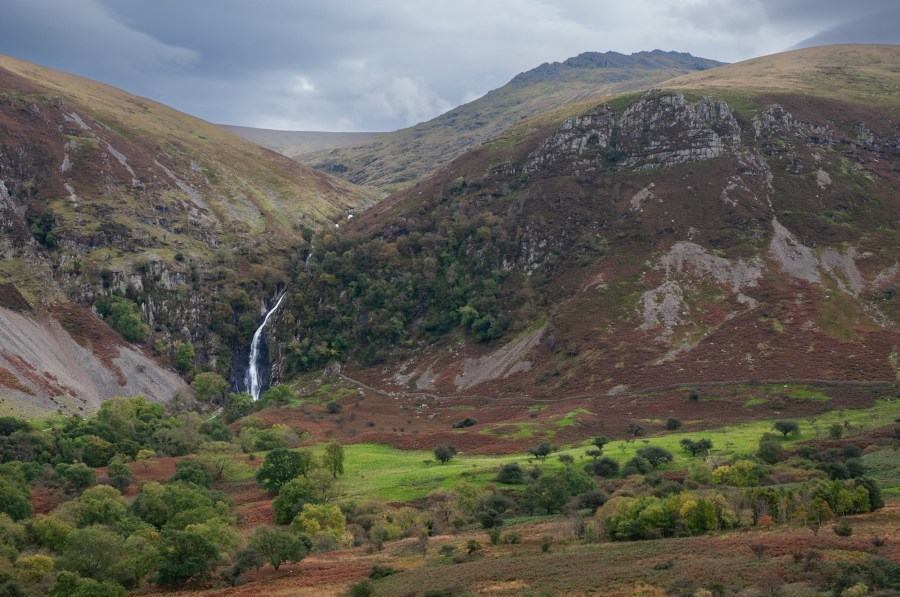 Rhaeadr Fawr, Aber Falls, below Bera Mawr, Coedydd Aber Nature Reserve