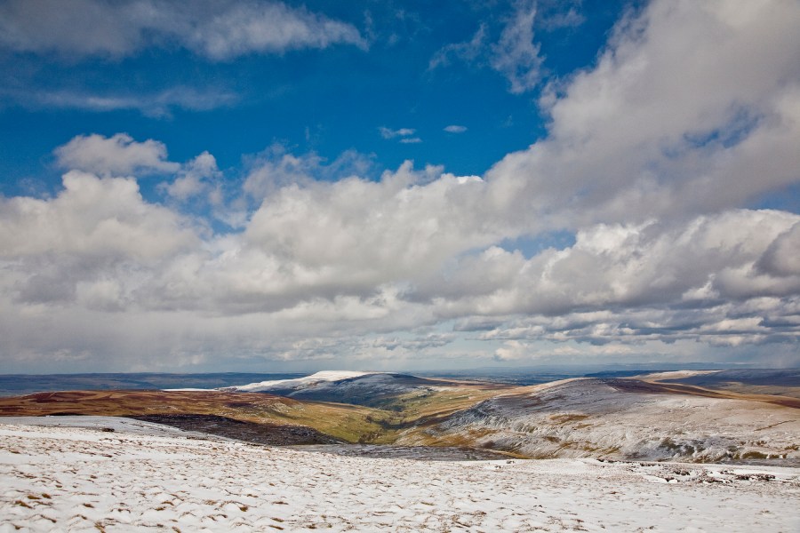 Penhill and Brown Haw from Buckden Pike