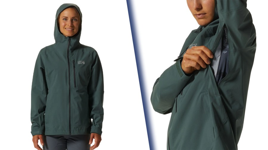 best synthetic insulated jacket: Mountain Hardwear Women’s Ozonic Insulated Jacket