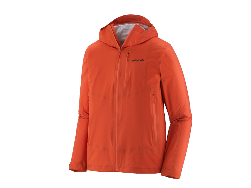 Orange patagonia storm 10 jacket