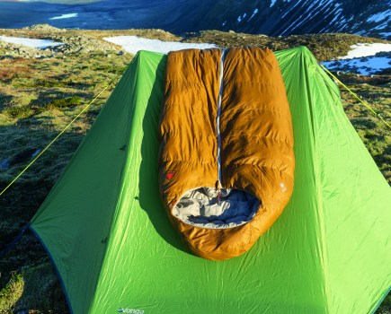 Chris Townsend reviews and asks are sleeping bags waterproof