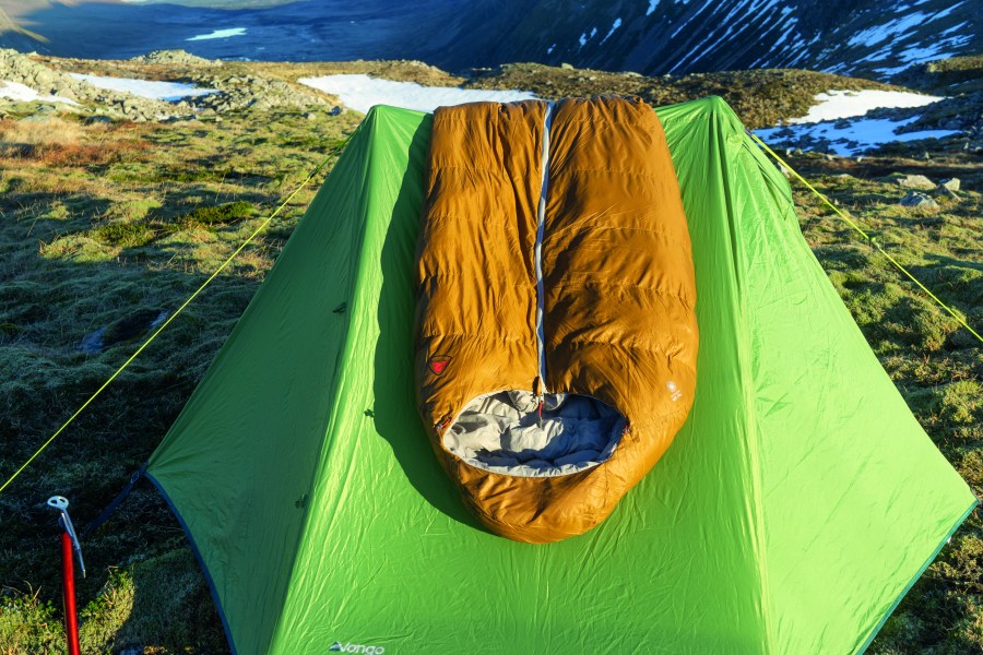 Chris Townsend reviews and asks are sleeping bags waterproof