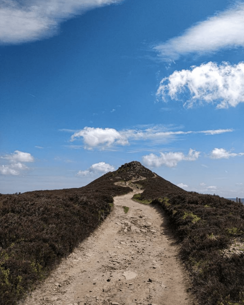 The approach to Win Hill