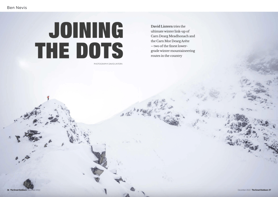 Get a free downloadable issue of TGO featuring December feature, Joining the Dots, by David Lintern