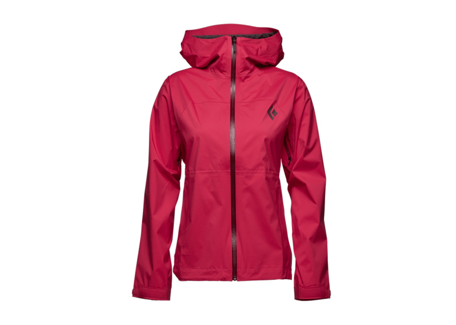 Black Diamond Red Stormline stretch lightweight jacket