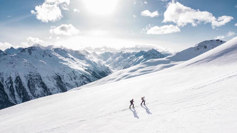 Two hikers in Tirol