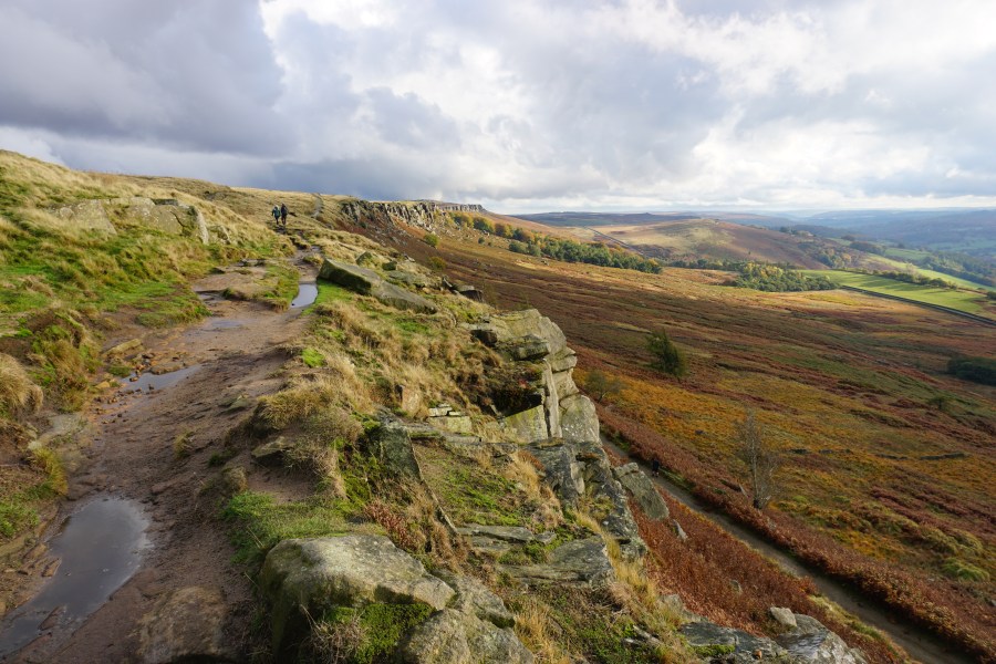 An autumnal walk on Stanage Edge.