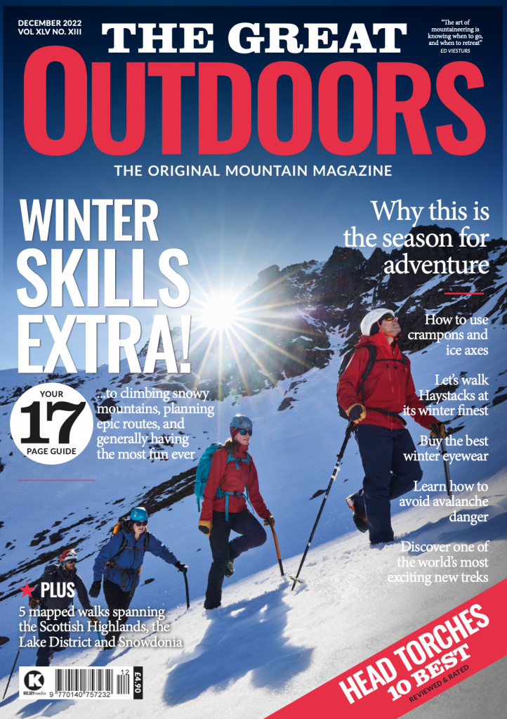 The Great Outdoors December 2022 issue, winter skills special