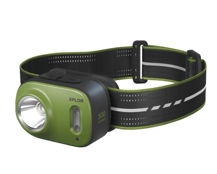 GP batteries headtorch in green