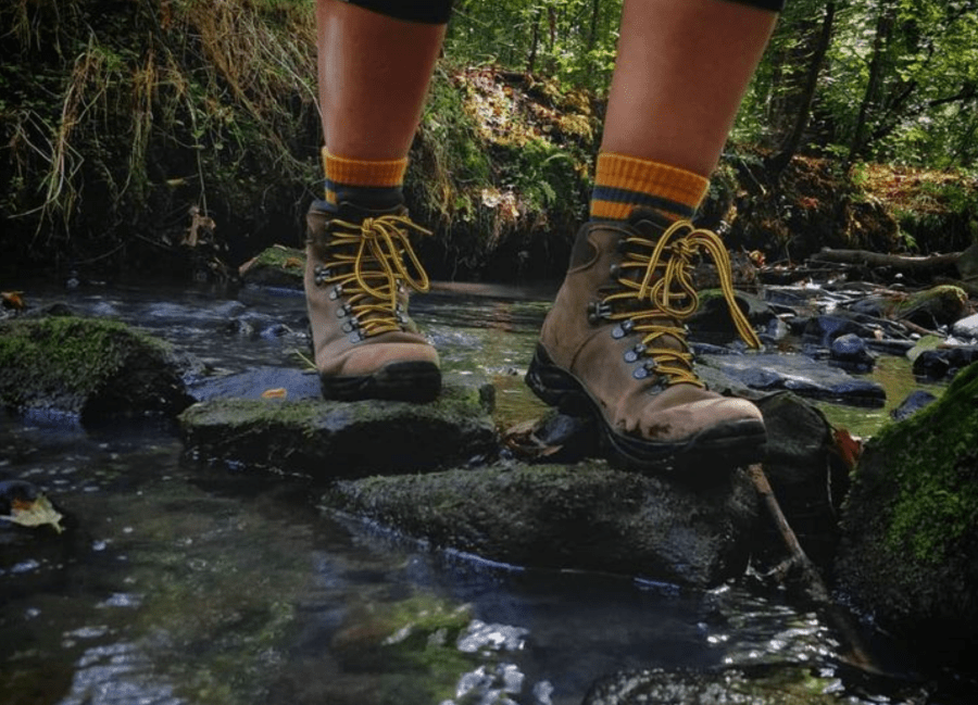 Can walking boots be resoled or repaired? Hiking boots at Padley Gorge_Francesca Donovan