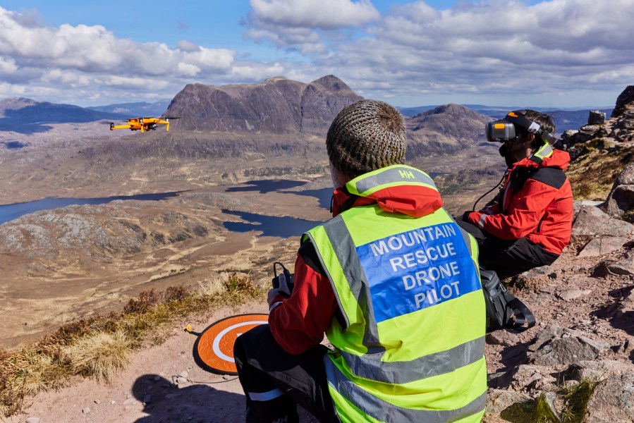Assynt Mountain Rescue Drone pilot ©EdSmith_HH_MRT 79