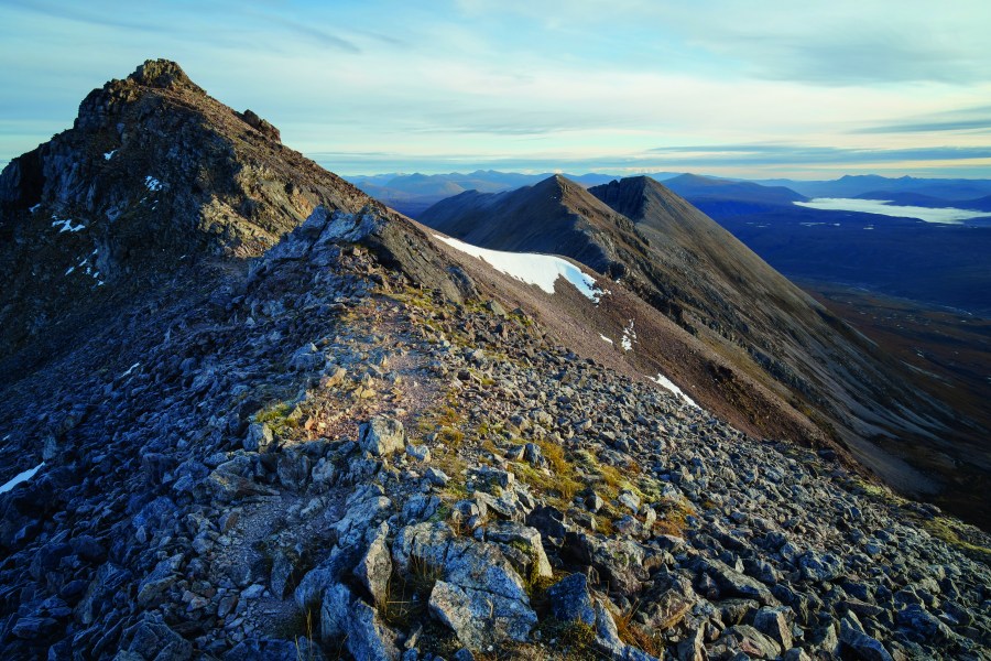 The final ascent to Spidean Coire nan Clach