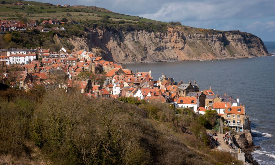 Castle to Abbey challenge coastal views.