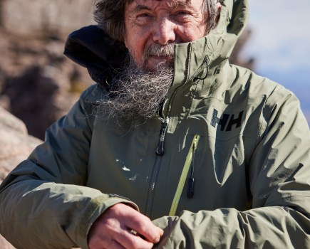 Chris Townsend on Stac Pollaidh with Assynt Mountain Rescue