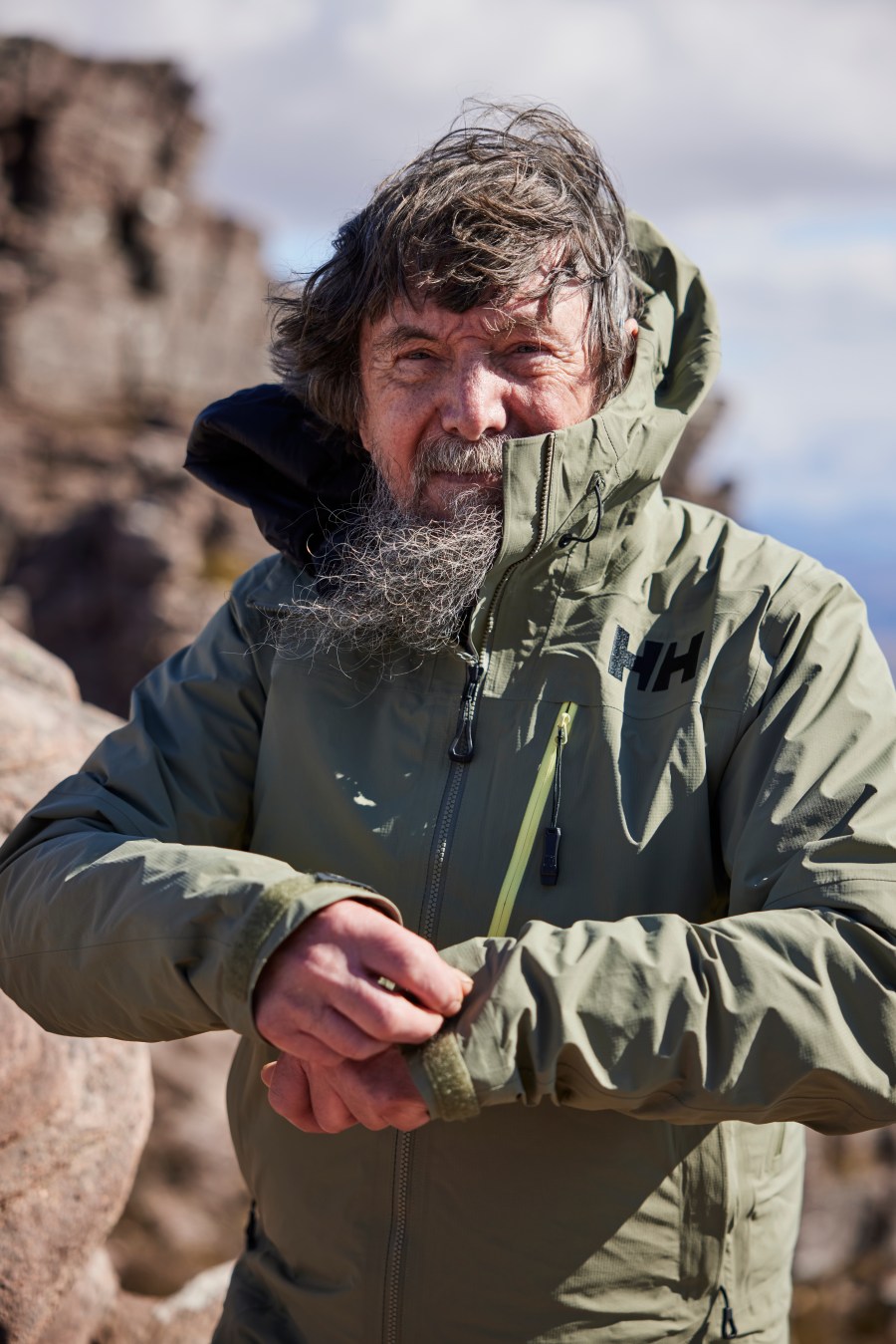 Chris Townsend on Stac Pollaidh with Assynt Mountain Rescue 