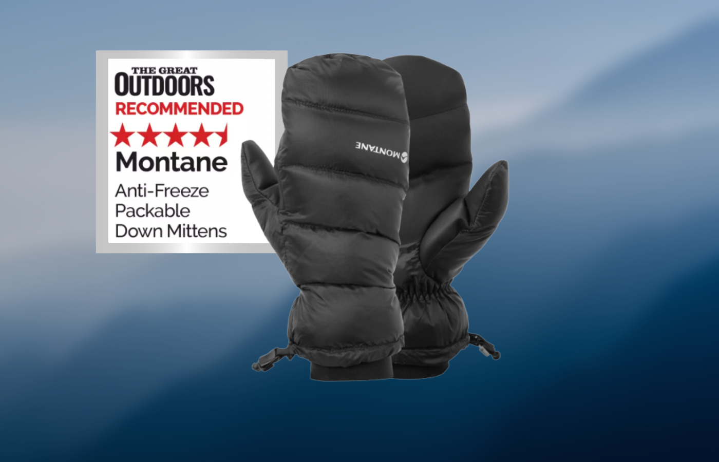 Montane Anti-Freeze Packable Down Mittens review 