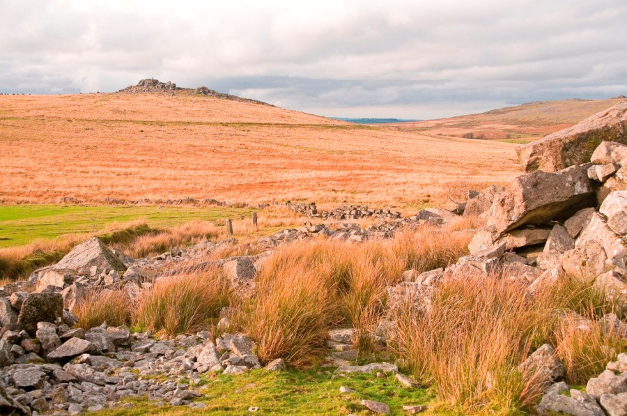 King’s Tor seen from the old quarry at Foggintor – Nelson’s Column originated here