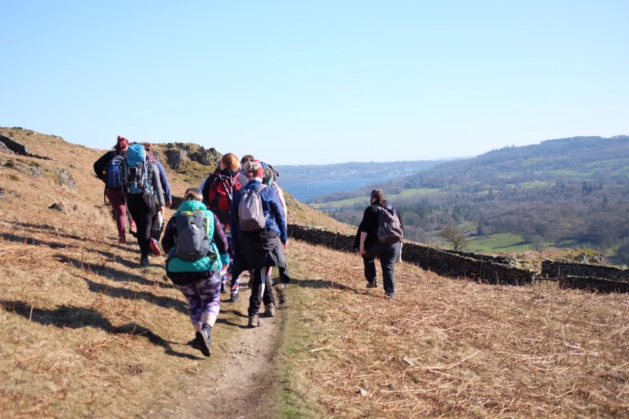 Plus size women on a hiking and navigation course organised by Steph Wetherell_5