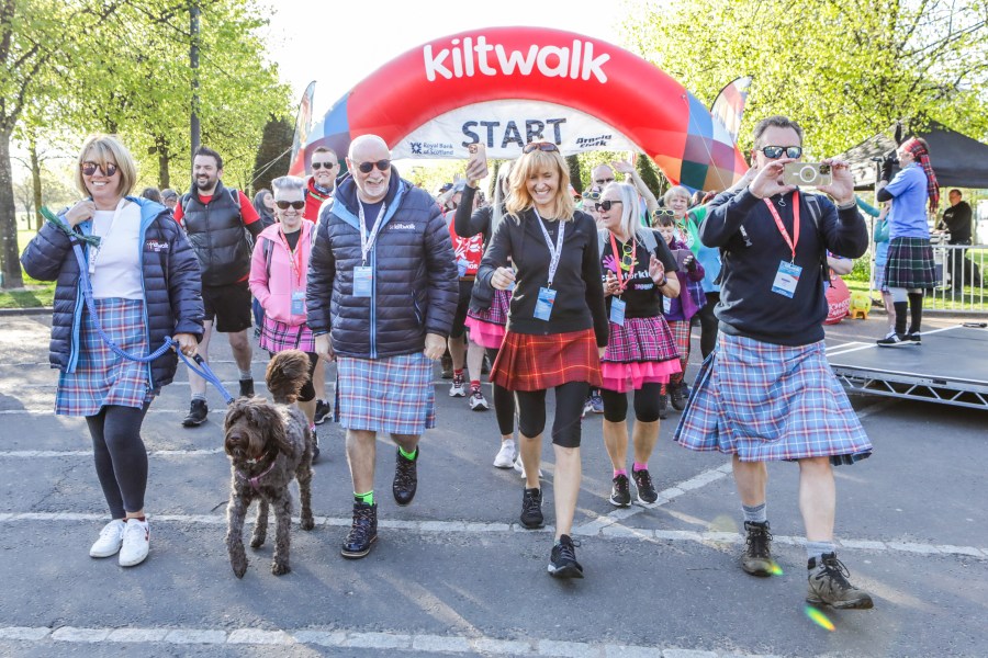The Kiltwalk starting line_credit_Elaine Livingstone