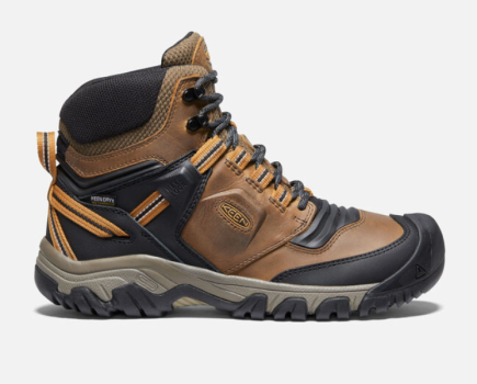 Keen Ridge Flex Mid WP walking boot is on the list for the best walking boots for men