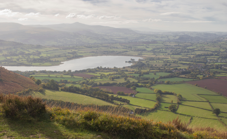  Llangorse Lake from Mynydd Llangorse