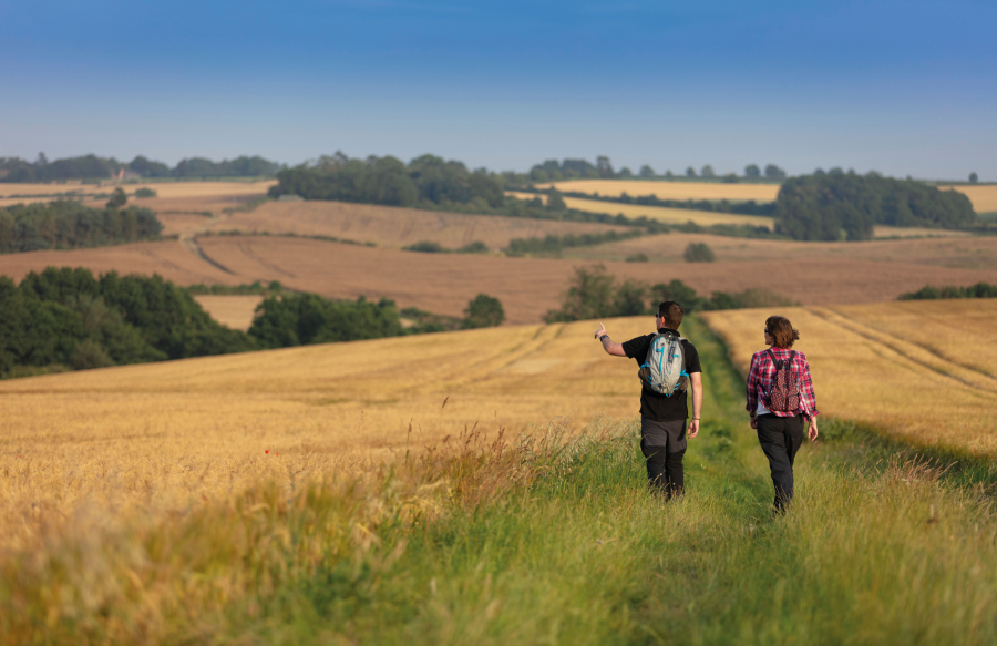 outdoor events - Lincolnshire Wolds Outdoor Festival Wold Hike credit East Lindsey District Council
